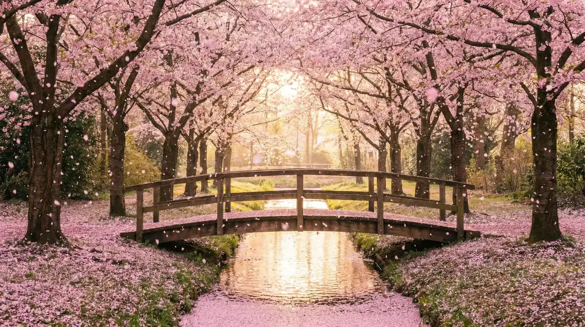 樱花桥畔 - 我是歌手第三季突围赛 唯美风景